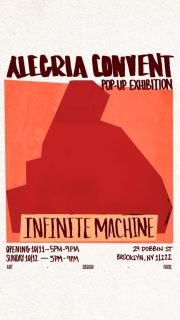Infinite Machine. New York based company building next generation urban vehicles.
Our partners for Saturday’s exhibition & visual collaboration with @gelso.art 
RSVP to join the convent experience.