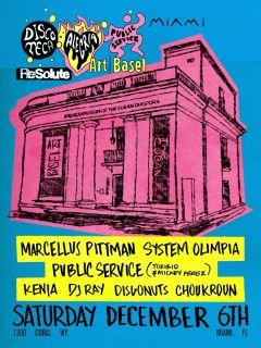 Miami, meet our home for Art Basel week ⚡️
The American Museum of the Cuban Diaspora becomes the stage for our Alegria x Discoteca x Public Service x Resolute collaboration, built for culture, community, and a little controlled chaos. Tickets via the link in bio ☀️
Flyer by @mafontropics