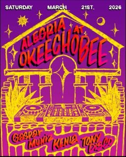 The countdown is on ⏳
@okeechobeefest we’re ready for you
Join us at the T-Lounge on March 21st
from 2PM — 8PM
Soundtracking this moment with an unreleased original by @gaspar_muniz
See you under the Florida ☀️
Design by @mafontropics