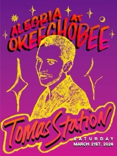 This Saturday we welcome @tomasstation at @okeechobeefest ☀️(Swipe for updated set times)

Meet us in the middle of the woods for a special session with a truly inspiring artist behind the decks. Weaving cultures through sound, Tomas is the kind of selector that makes you question what you’re hearing, and pull that dirty dance floor face 🥵

Tickets via our website 🎫 Join the dance 🪩
Art by @mafontropics